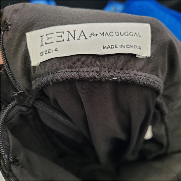 Mac Duggal Ruffle Black Gown Size 4 Ienna - Picture 6 of 8